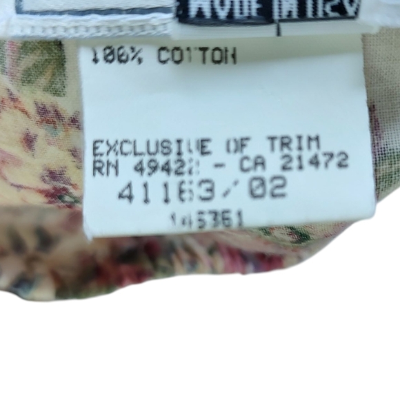 Vintage Gunne Sax Victorian Style Floral Dress with Lace Trim - Picture 3 of 6